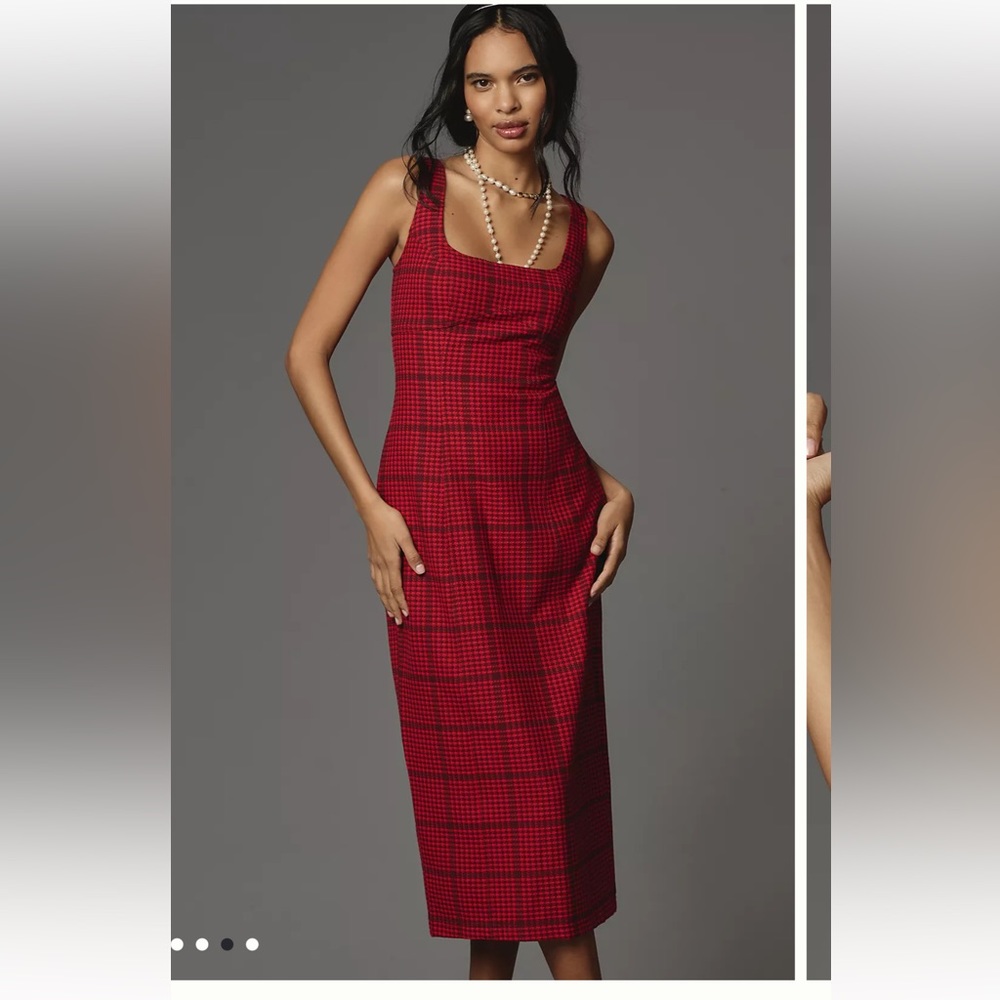 Anthropologie Pilcro Bombshell Tweed Slim Midi NWT size 4